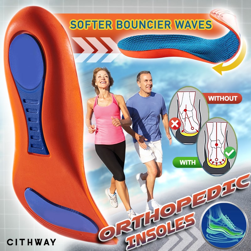 Cithway™ Shock-Absorbing Orthotic Sports Shoe Insoles