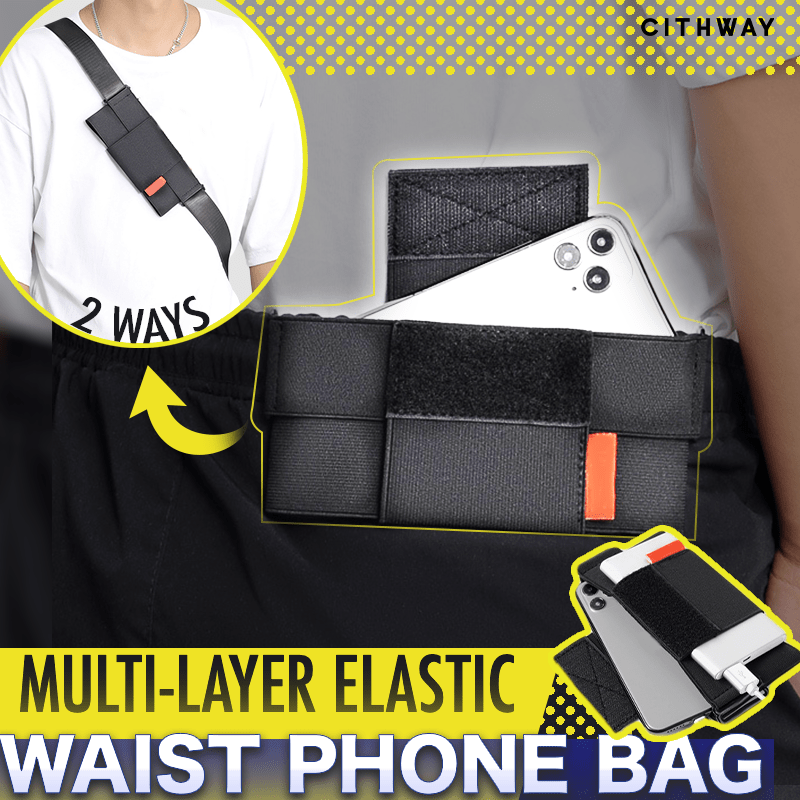 Cithway™ Exercise + Travel Elastic Waist Phone Bag