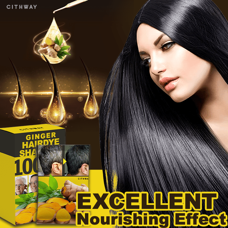 Cithway™ Magic Ginger Plant Hair Darkening Dye Shampoo